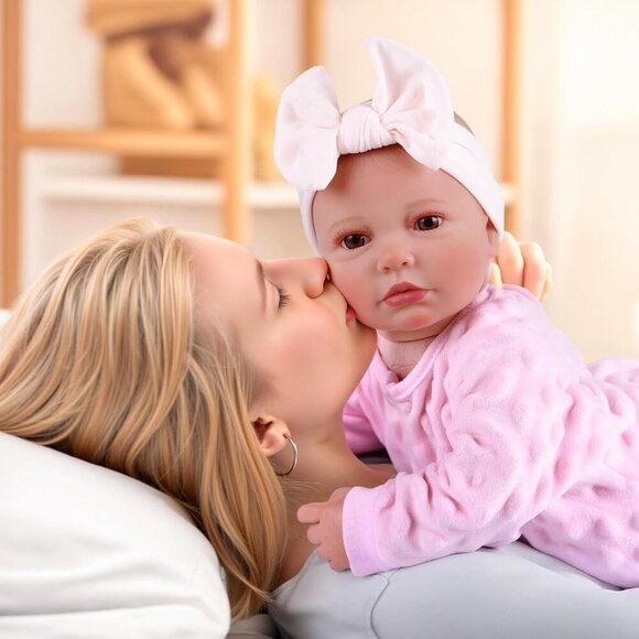 20-inch Soft Vinyl Realistic Real Life Baby Dolls With Complete Accessories - Picture 7 of 9